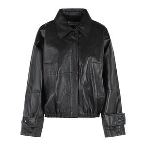 Róhe Black Leather Jacket Women